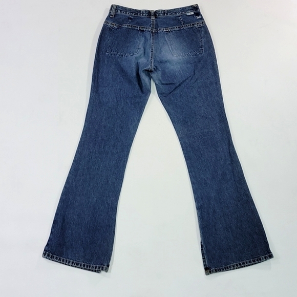 MAVI ♡ Sweet 'n Sexy 510 Michelle Split Flare Leg Distressed Denim Jeans 27/32 - Picture 11 of 17